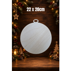 Bombka 20cm, bańka 20cm, sklejka 3mm